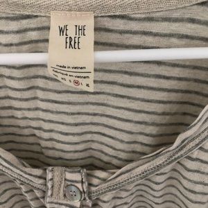 stripes blue and white tunic free people